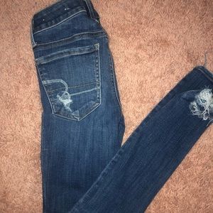 low rise american eagle jeans